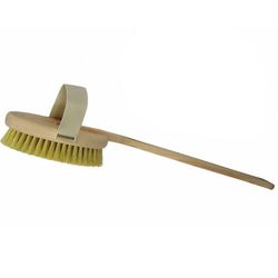 Modom Dřevěný kartáč na mytí zad s odnímatelnou rukojetí, 45 cm KP111