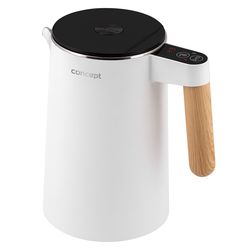 Concept RK3300 rychlovarná konvice nerezová Salt & Pepper 1,5 l, bílá