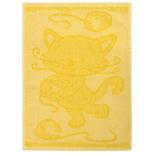 Profod Dětský ručník Cat yellow, 30 x 50 cm