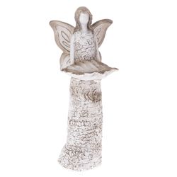 Keramické pítko Anděl, 14,2 x 37,2 x 11,6 cm