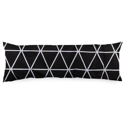 4Home Povlak na Relaxační polštář Náhradní manžel Galaxy černobílá, 45 x 120 cm