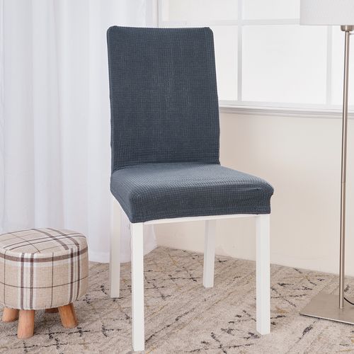 4Home Napínací voděodolný potah na židli Magic clean tmavě šedá, sada 2 ks