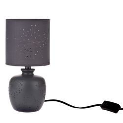 Keramická stolní lampa Galaxy, černá13 x 26,5 x 13 cm