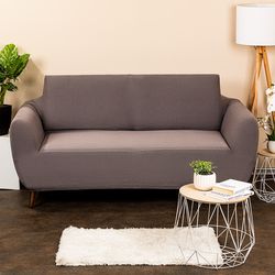 4Home Multielastický potah na dvojkřeslo Comfort šedá, 140 - 180 cm