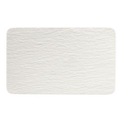 Villeroy & Boch Manufacture Rock Blanc porcelánový podnos, 28 x 17 cm