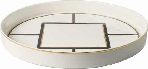 Villeroy & Boch MetroChic porcelánový podnos, Ø 33 cm