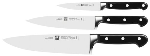 Zwilling Professional“S“ set nožů - 3 ks (kuchařský, plátkovací, špikovací)