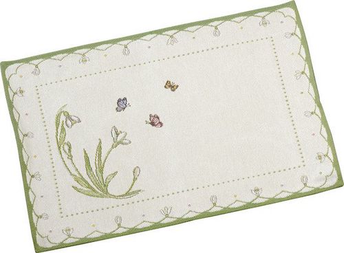 Villeroy & Boch Colourful Spring bavlněná prostírka sněženky, 32 x 48 cm