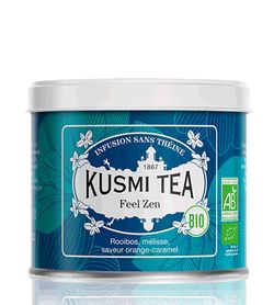 Sypaný bio organický bylinný čaj Kusmi Tea Feel Zen, 100 g