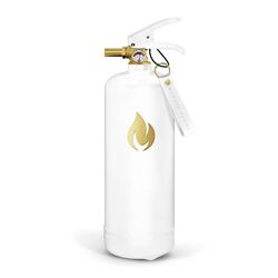Nordic Flame Hasicí přístroj, práškový, 2 kg, bílo‑zlatá N142