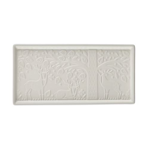 Mason Cash servírovací tác In the forest, bílá, 30 x 14,5 cm – Jelen