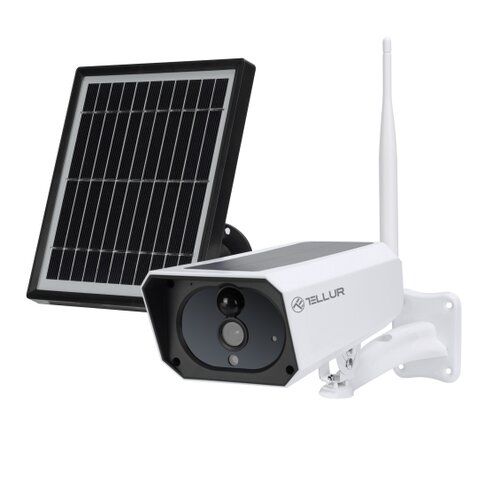 Tellur WiFi Smart solární kamera 1080P, IP65, PIR, outdoor, bílá