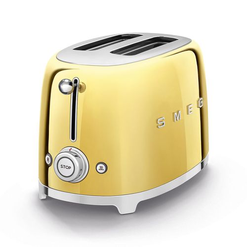 Smeg Toustovač 50´s Retro Style, 2x2, zlatý TSF01GOEU