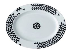 Oválný talíř Rosenthal Magic Garden Black Seeds, Ø 32 cm