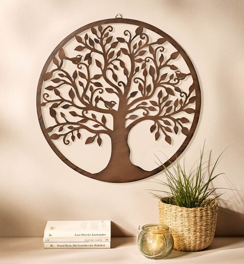 Nástěnná dekorace strom života, ø 48 cm