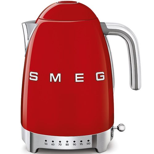 Smeg Rychlovarná konvice 50´s Retro Style, s regulací teploty, červená KLF04RDEU
