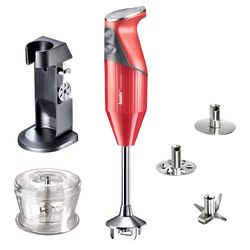 Bamix Ponorný tyčový mixér Deluxe, typ D, 200 W, červený 1010.023