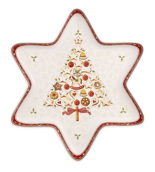 Villeroy & Boch Winter Bakery Delight mísa ve tvaru hvězdy, stromeček, 37,5 x 33 cm 14-8612-3885