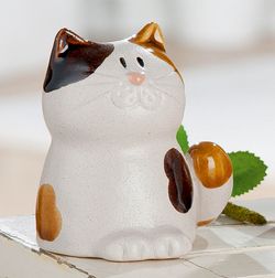 Keramická kočka miko, 9,5 cm