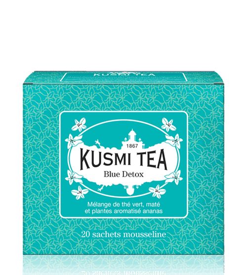 Kusmi Tea Porcovaný zelený čaj Blue Detox, 20 sáčků BLUE20S