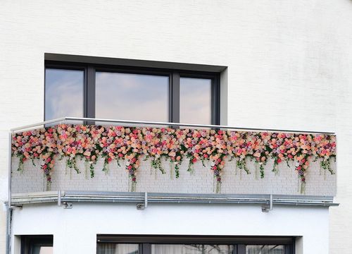 WENKO Zástěna na balkon Růže