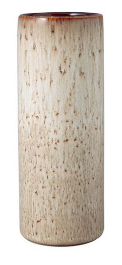 Villeroy & Boch Lave Home beige kameninová váza Cylinder, 20 cm