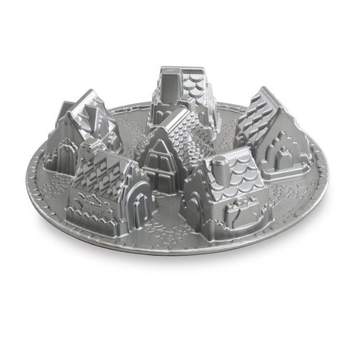 Nordic Ware Pečicí forma Vesnička, 1,4 l, stříbřitě šedá 81948