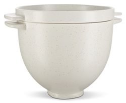 KitchenAid Keramická mísa na chléb s víkem na pečení, 4,83l, bílošedá 5KSM2CB5BGS