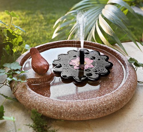 Solární fontána leknín, ø 18,4 cm