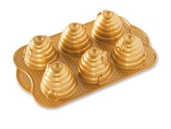 Forma Nordic Ware Včelí úly 6 ks, zlatá, 710 ml