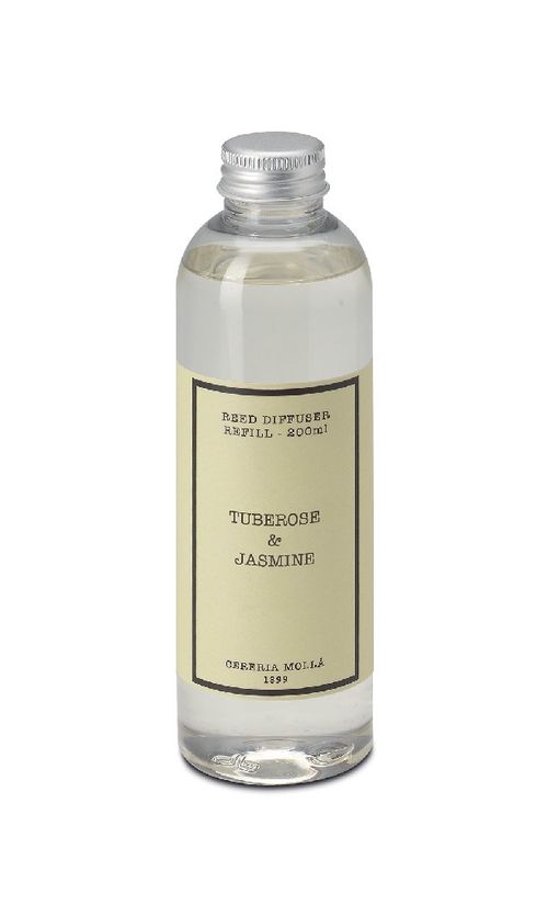Náplň do difuzéru Tuberose & Jasmine Cereria Mollá, 200 ml