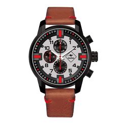 Pánské náramkové hodinky roadsign r14015, černo-červené