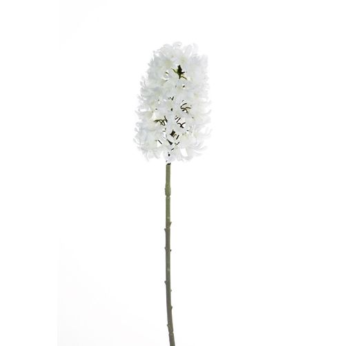Umělá květina hyacint, bílá