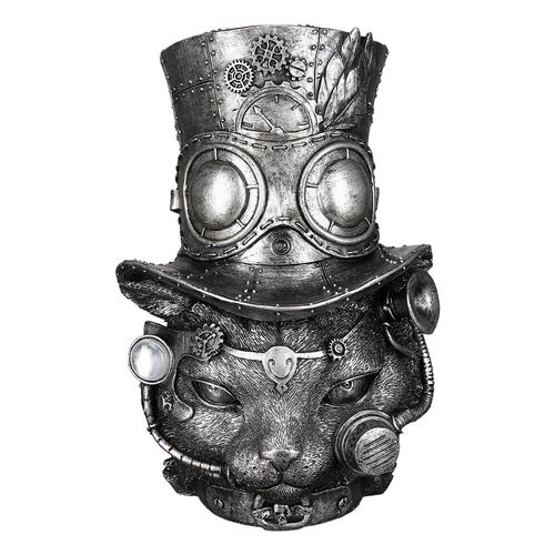 Soška steampunk kočka