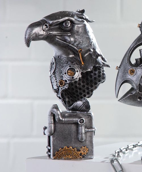 Soška steampunk orel