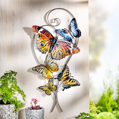 Nástěnná dekorace motýlí roj