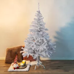 Umělý vánoční strom 150 cm, bílý