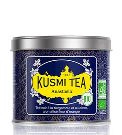 Sypaný bio organický černý čaj Kusmi Tea Anastasia, 100 g