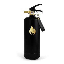 Nordic Flame Hasicí přístroj, práškový, 2 kg, černo‑zlatá N141-1