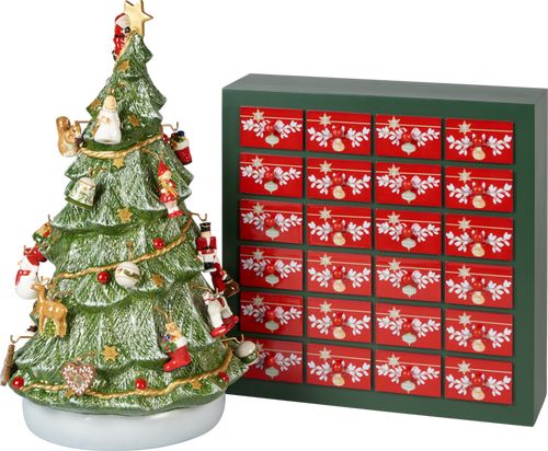 Villeroy & Boch Christmas Toys Memory adventní kalendář, stromek, 53 cm 14-8602-9598