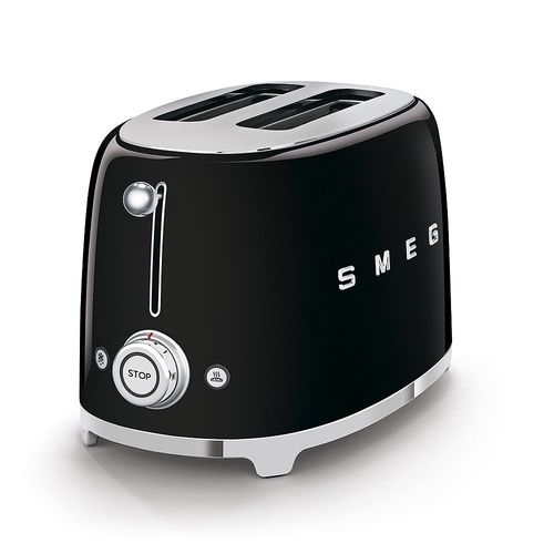 Smeg Toustovač 50´s Retro Style, 2x2, černý TSF01BLEU