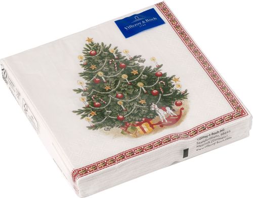 Villeroy & Boch Winter Specials vánoční ubrousky, stromeček, 33 x 33 cm