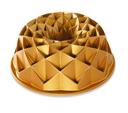 Forma na bábovku Nordic Ware Jubilee, zlatá, 2,3 l