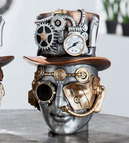 Soška steampunk muž