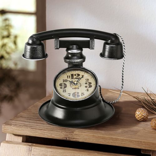 Retro hodiny telefon