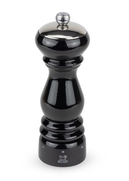 Mlýnek na sůl Peugeot Paris Icon, černý lak, 18 cm
