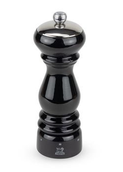 Mlýnek na sůl Peugeot Paris Icon, černý lak, 18 cm