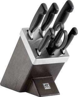 Zwilling Four Star Samoostřící blok s noži, 7 ks