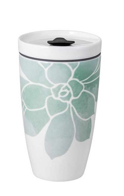 Villeroy & Boch Coffee To Go hrnek na cesty, 0,35 l, sukulent