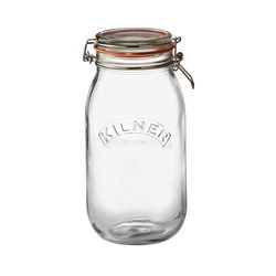Kilner kulatá zavařovací sklenice s klipem, 2,0 l